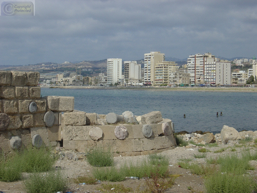 View of Saida from Fortress